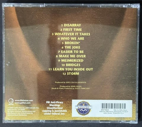 Lifehouse – Who We Are (CD, 2007, Geffen Records B0009153-02, Club Edition)