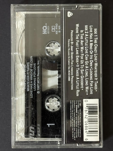 The Oak Ridge Boys – This Crazy Love (Cassette, 1992, Universal Special Products 20686)