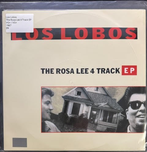 Los Lobos – The Rosa Lee 4 Track EP (12" 45 RPM EP, 1987, London Records / London American Recordings LASHX 10, UK)