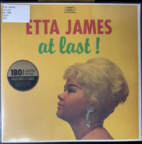 Etta James – At Last! (Vinyl, LP, Album, Limited Edition, Reissue, 180 Gram, Direct Metal Mastering, 2023, WaxTime – 771824)