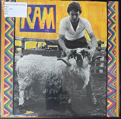 Paul & Linda McCartney – Ram (LP, Album, Winchester Pressing, Gatefold, 1971, Apple Records SMAS-3375)