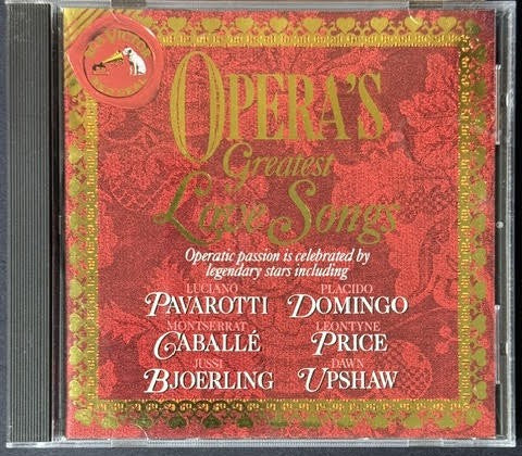 Various – Opera's Greatest Love Songs (CD, Compilation, Club Edition, 1993, RCA Victor Red Seal 09026-61886-2)