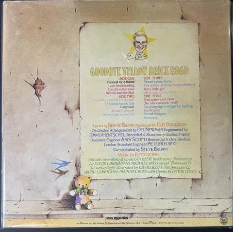 Elton John – Goodbye Yellow Brick Road (2x Vinyl LP, 1973, MCA MCA2-10003, Gloversville Pressing)
