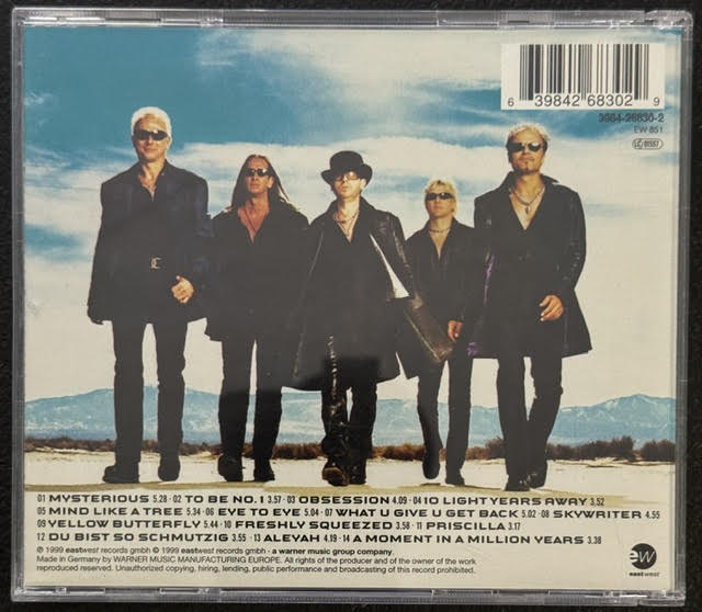 Scorpions – Eye II Eye (CD, 1999, EastWest Records America 3984-26830-2)