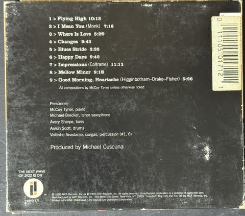 McCoy Tyner Trio Featuring Michael Brecker – Infinity (CD, Album, Digipak, Impulse! IMPD-171)