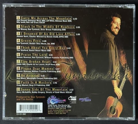 Dan Tyminski – Carry Me Across The Mountain (CD, 2000, Doobie Shea Records DS-CD-2002)