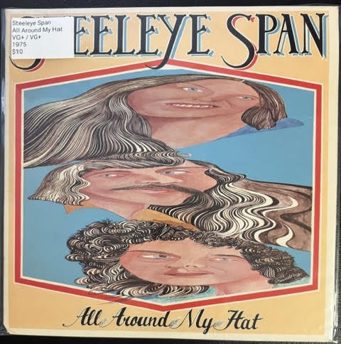 Steeleye Span – All Around My Hat (Vinyl LP, 1975, Chrysalis CHR 1091, US Santa Maria Pressing)
