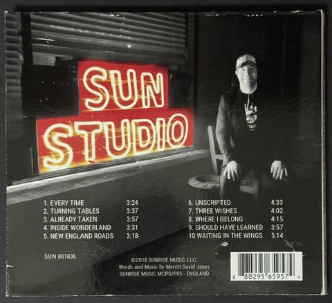 Merritt David Janes – Waiting in the Wings (CD, 2018, Sunrise Music LLC SUN 001836)