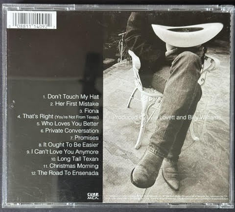 Lyle Lovett – The Road To Ensenada (CD, 1996, Curb Records / MCA Records MCAD-11409)