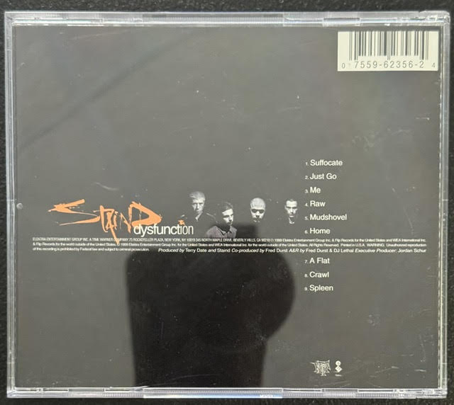 Staind – Dysfunction (CD, 1999, Flip / Elektra 62356-2)