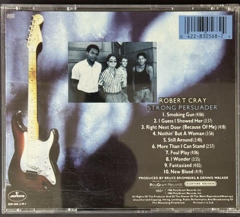 The Robert Cray Band – Strong Persuader (CD, 1986, Mercury 830 568-2 M-1, US Atomic CD)