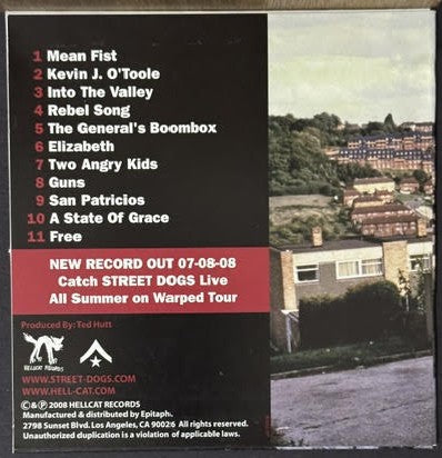 Street Dogs – State Of Grace (CD, 2008, Hellcat Records/Epitaph, Promotional Copy)