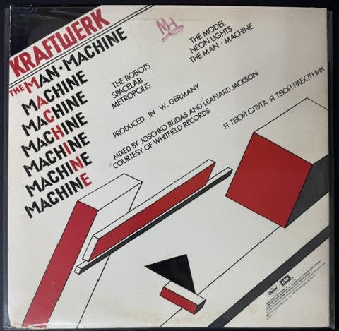 Kraftwerk – The Man • Machine (1978 US Jacksonville Pressing)