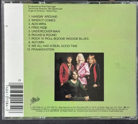 The Edgar Winter Group – They Only Come Out At Night (CD, Epic EK 31584, The Nice Price, Sony Music Pitman)