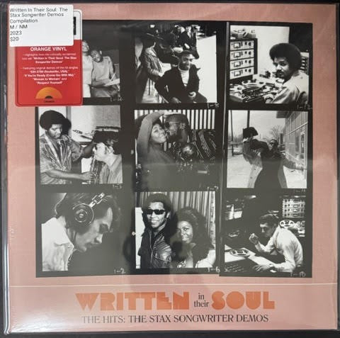 Various – Written In Their Soul (The Hits: The Stax Songwriter Demos) (Vinyl LP, 2023, Craft Recordings / Stax CR00629, RSD Black Friday Limited Edition Orange Vinyl)