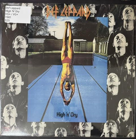 Def Leppard – High 'N' Dry (Vinyl LP, 1981, Mercury SRM-1-4021, Pitman Pressing)