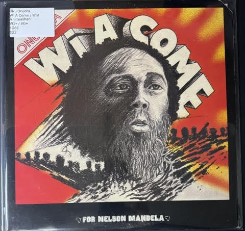 Oku Onuora – Wi A Come / Wat A Situashan (12-Inch, 45 RPM, US Pressing, 1983, Heartbeat Records 12002)