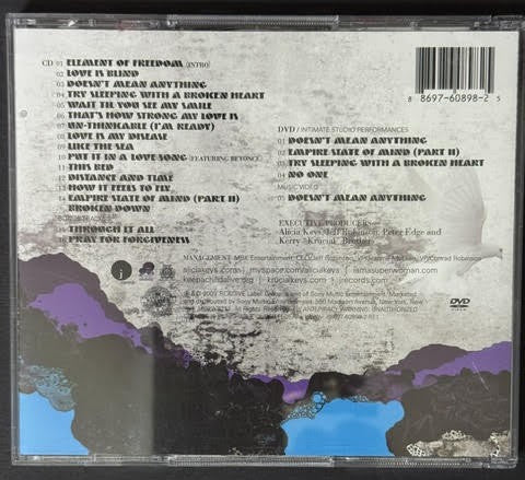Alicia Keys – The Element Of Freedom (CD + DVD, 2009, J Records / Sony Music 88697-60898-2-RE1, Target Deluxe Edition)