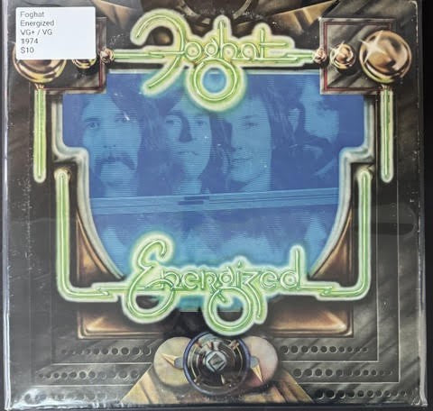 Foghat – Energized (LP, 1974, Bearsville Records BR 6950, Pitman Pressing, Sterling Cut)