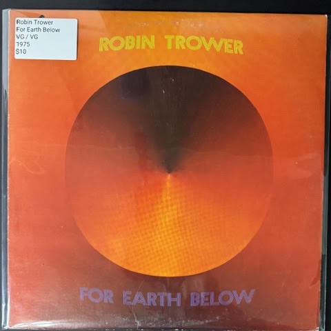 Robin Trower – For Earth Below (Vinyl, 1975, Chrysalis CHR 1073, Pitman Pressing)