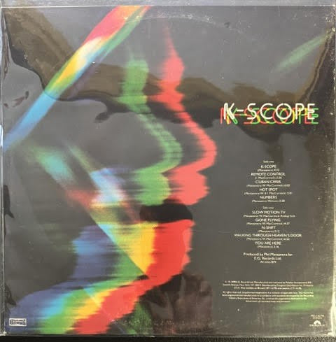 Phil Manzanera – K-Scope (Vinyl, LP, Album, 1978, Polydor/EG PD-1-6178, GRT Pressing, Howie Weinberg Masterdisk Cut)