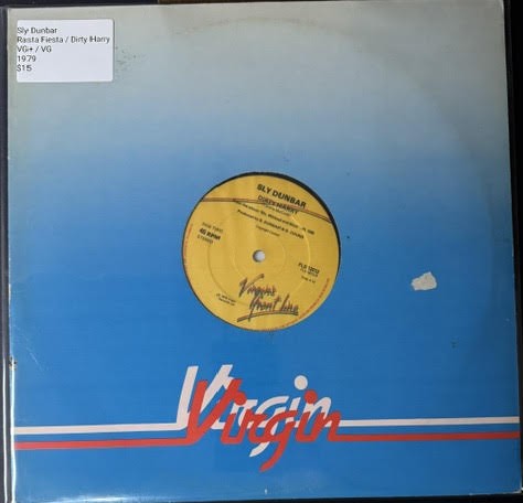 Sly Dunbar – Rasta Fiesta / Dirty Harry (12-Inch, 45 RPM, Single, UK Pressing, 1979, Front Line FLS 12012)