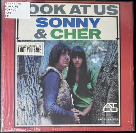 Sonny & Chér – Look At Us (LP, Album, Mono, 1965, ATCO Records 33-177)