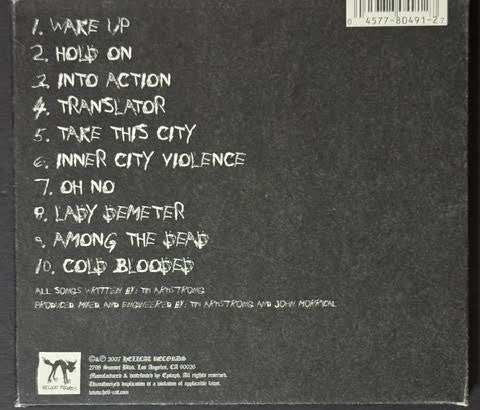 Tim Armstrong – A Poet's Life (CD + DVD, 2007, Hellcat Records 80491-2)