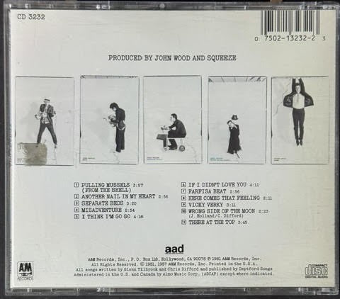 Squeeze – Argybargy (CD, A&M Records CD 3232 / 75021 3232 2, U.S. Reissue, PMDC USA)