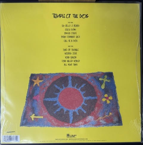 Temple Of The Dog – Temple Of The Dog (Vinyl, LP, Album, Reissue, Remastered, 140 Gram, Black, 2016, A&M Records – B0025650-01)