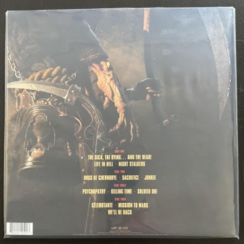 Megadeth – The Sick, The Dying... And The Dead! (2xLP, 2022, UMe / T-Boy Records 00602445125043, Blue Opaque & Green Translucent Vinyl)