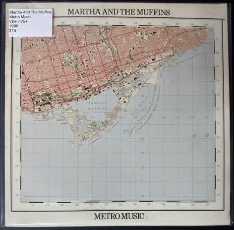 Martha And The Muffins – Metro Music (LP, Album, First Canadian Pressing, Second State, 1980, Virgin / Dindisc V 2142)