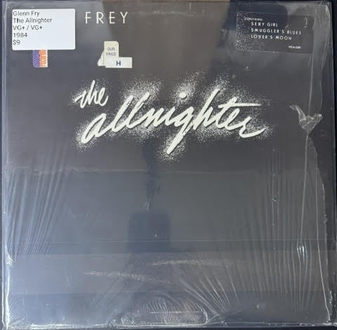 Glenn Frey – The Allnighter (Vinyl, LP, Album, Stereo, 1984, MCA Records MCA 5501)