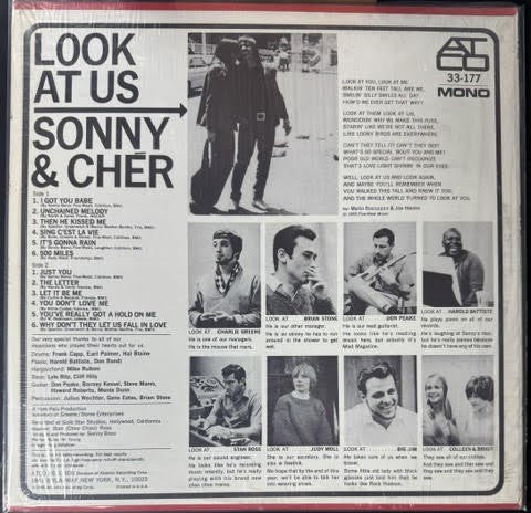 Sonny & Chér – Look At Us (LP, Album, Mono, 1965, ATCO Records 33-177)