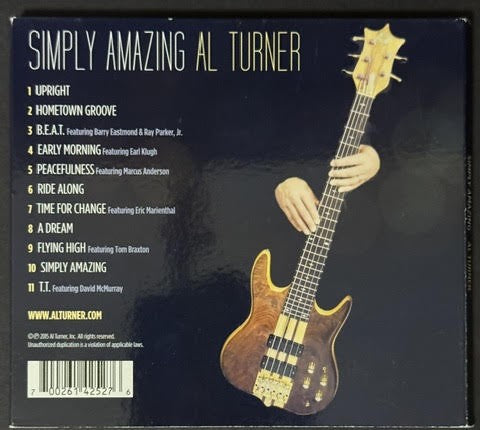 Al Turner – Simply Amazing (CD, 2015, Al Turner Music, UPC 700261425275)