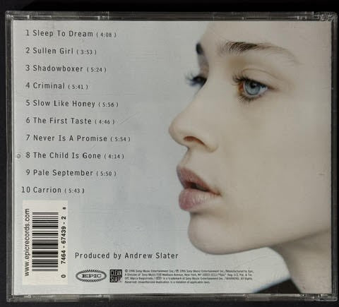 Fiona Apple – Tidal (CD, Album, Enhanced, Stereo, DADC+Pitman Pressing)