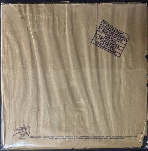 Led Zeppelin – In Through The Out Door (Vinyl LP, 1979, Swan Song SS 16002, “E” Sleeve Variant, Specialty Pressing)