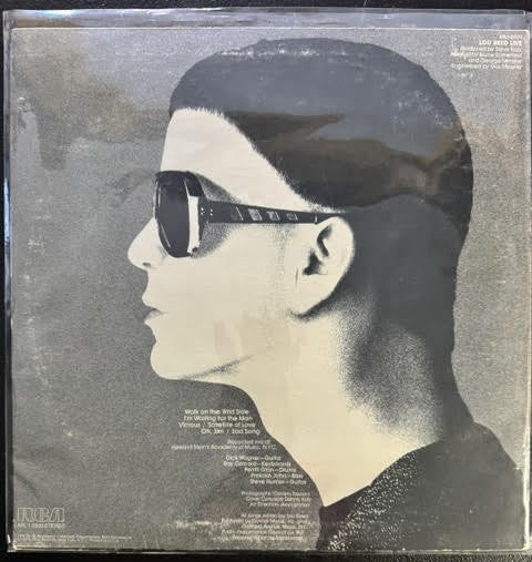 Lou Reed – Lou Reed Live (Vinyl LP, 1976, RCA APL1-0959, US Reissue, STERLING RL)