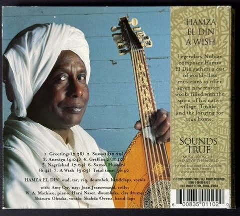 Hamza El Din – A Wish (CD, 1999, Sounds True STA M110D, US)