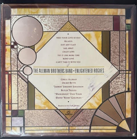 The Allman Brothers Band – Enlightened Rogues (Vinyl LP, 1979, Capricorn Records CPN 0218, Santa Maria Pressing, Gatefold)