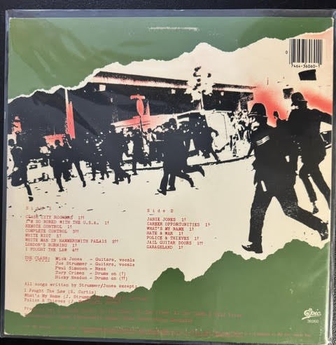 The Clash – The Clash (Vinyl, LP, Album, Repress, Pitman Pressing, Epic JE 36060)