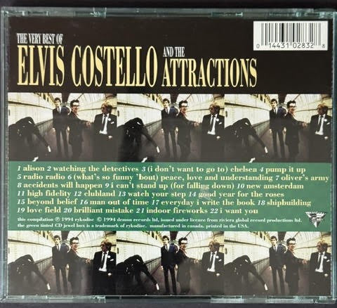 Elvis Costello And The Attractions – The Very Best Of Elvis Costello And The Attractions (CD, 1994, Rykodisc RCD 40283, US)
