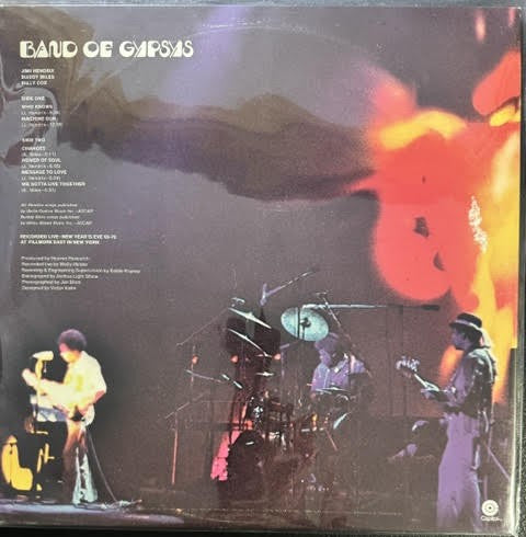 Jimi Hendrix – Band Of Gypsys (Vinyl, LP, Album, Reissue, Stereo, 1975, Capitol Records STAO-472, Winchester Pressing, Gatefold)