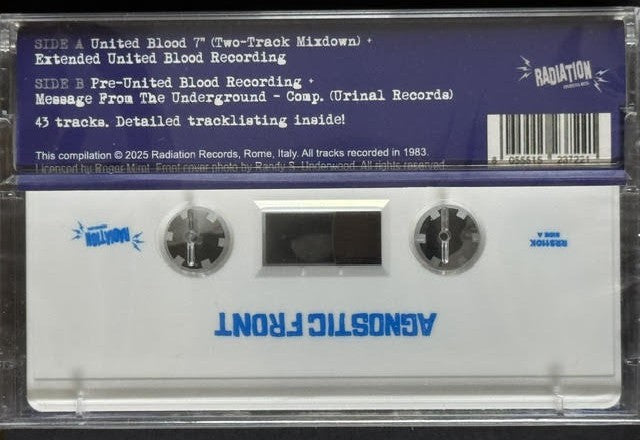 Agnostic Front – First Warning: The ‘United Blood’-Era Recordings (Cassette, 2025, Radiation Reissues)