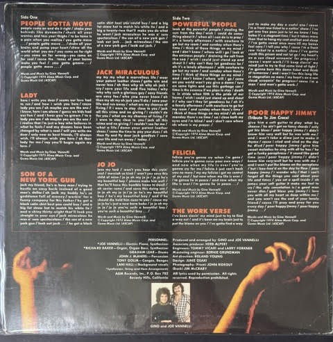 Gino Vannelli – Powerful People (Vinyl LP, 1974, A&M Records SP-3630, Pitman Pressing, Bernie Grundman Mastering)