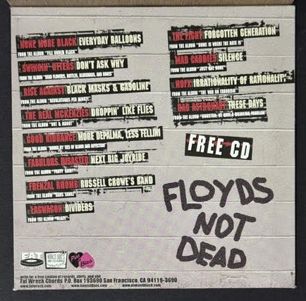 Various – Floyds Not Dead (CD, Fat Wreck Chords, Promotional Compilation)