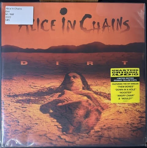 Alice In Chains – Dirt (2 × Vinyl, LP, Album, Limited Edition, Reissue, Remastered, Stereo, Yellow Opaque, 30th Anniversary, 2022, Columbia – 19439986771)