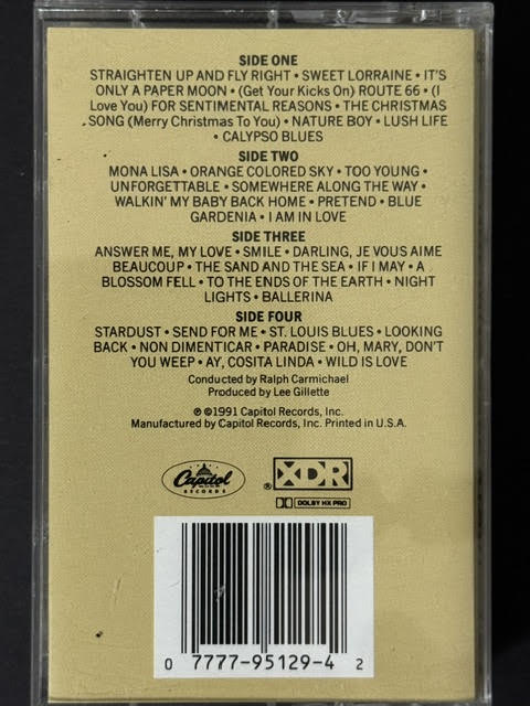 Nat King Cole – The Nat King Cole Story (2-Cassette Box Set, 1991, Capitol Records C4-95130 / C4-95131)