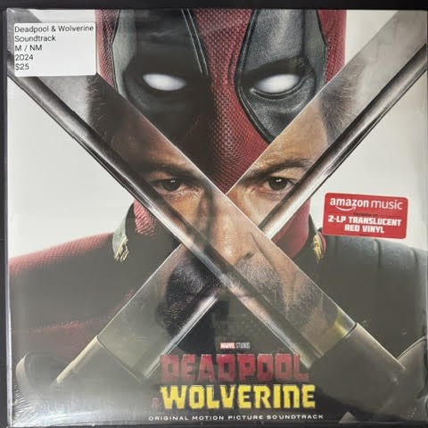 Various – Deadpool & Wolverine (Original Motion Picture Soundtrack) (2 x Vinyl LP, 2024, Hollywood Records D004498401, Amazon Exclusive Translucent Red Vinyl)