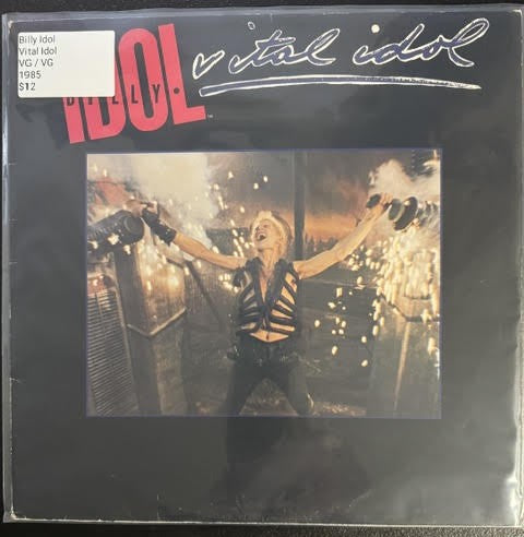 Billy Idol – Vital Idol (Vinyl LP, 1985, Chrysalis CUX 1502, UK PRS Pressing, Black & White Labels)
